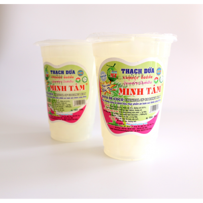 Thạch Dừa Minh Tâm đạt chuẩn OCOP (ly 500g)