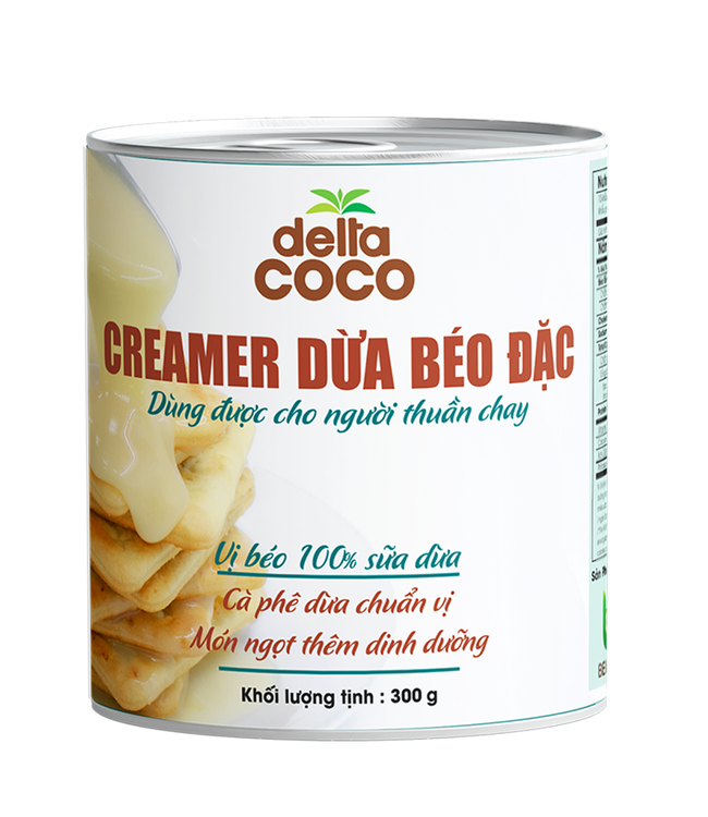 Creamer Dừa Béo Đặc Delta Coco 300gr