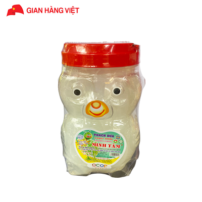 Thạch dừa hũ gấu Minh Tâm đạt chuẩn OCOP 1Kg